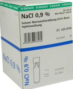 Kochsalzlösung 0,9% Miniplasco Connect 20 X 20 ml