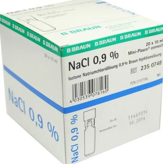 Kochsalzlösung 0,9% 20 X 10 ml