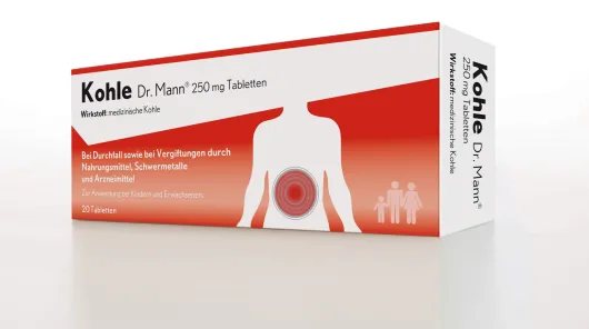 Kohle Dr. Mann 250 mg 20 Tabletten