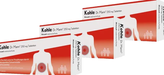 Kohle Dr. Mann 250 mg 3 x 20 Tabletten