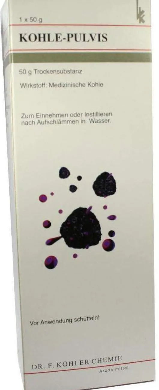 Kohle Pulvis Ohne Magensonde