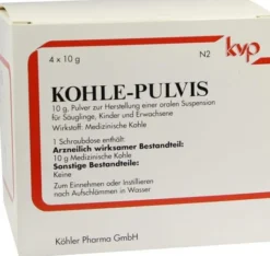 Kohle Pulvis Pulver 4 X 10 G