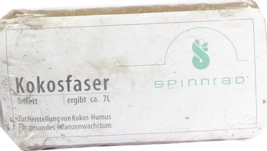 Kokosfaser Brikett
