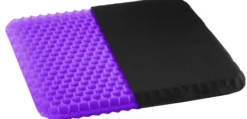 Komfort Gel-Sitzkissen Violett inkl. Bezug