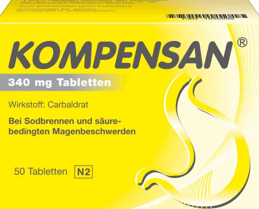 Kompensan Tabletten 340 mg 50 Stück