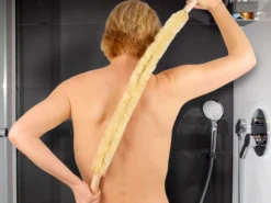 Körperbürste extra lang mit Naturborsten und Holzgriff 1 Stück