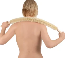 Körperbürste extra lang mit Naturborsten und Holzgriff 1 Stück