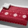 Kuscheldecke Winterflocken 120x160 cm