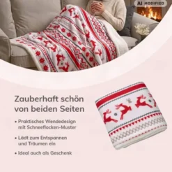 Kuscheldecke Winterzauber 120x160 cm