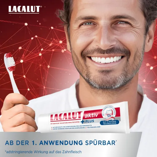 Lacalut aktiv Plus Zahncreme 75 ml