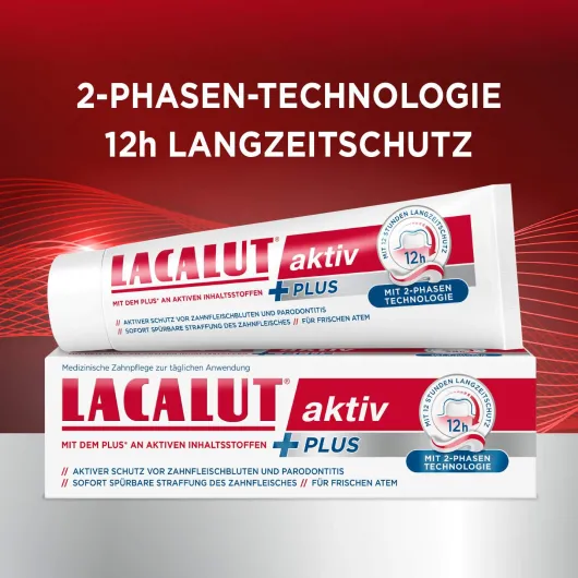 Lacalut aktiv Plus Zahncreme 75 ml