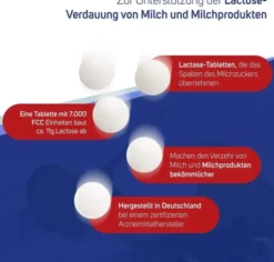 LACTASE 7.000 FCC im Spender 80 Tabletten