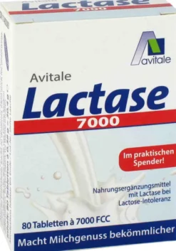LACTASE 7.000 FCC im Spender 80 Tabletten