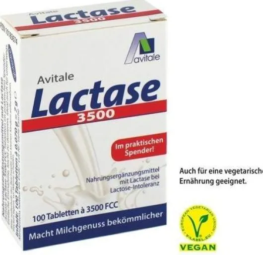 LACTASE 3.500 FCC 100 Tabletten im Klickspender