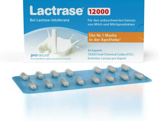 Lactrase 12.000 Fcc 45 Kapseln