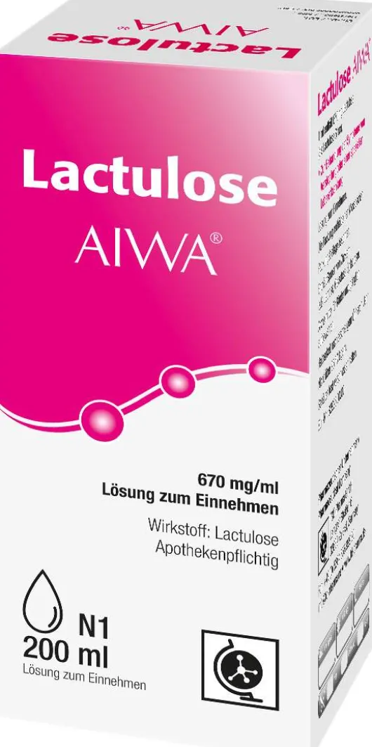 Lactulose Aiwa 670 mg Je ml Lösung zum Einnehmen 200 ml