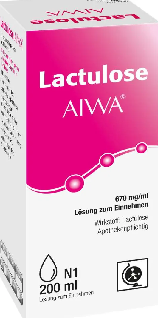 Lactulose Aiwa 670 mg Je ml Lösung zum Einnehmen 200 ml