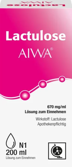 Lactulose Aiwa 670 mg Je ml Lösung zum Einnehmen 200 ml