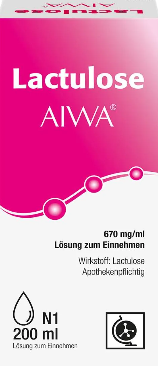 Lactulose Aiwa 670 mg Je ml Lösung zum Einnehmen 200 ml