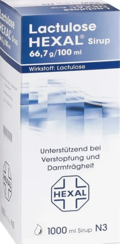 Lactulose Hexal 66,7 g pro 100 ml 1000 ml Sirup