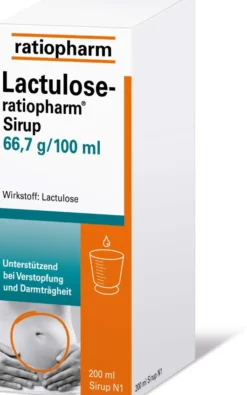 Lactulose-Ratiopharm Sirup 66,7 G Pro 100 ml 200 ml Sirup