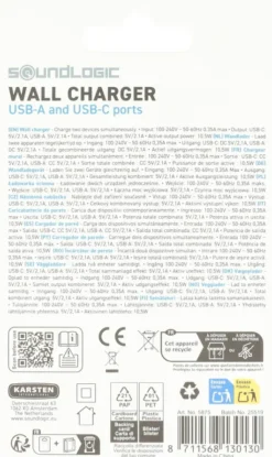 Ladeadapter 10W mit USB A+C