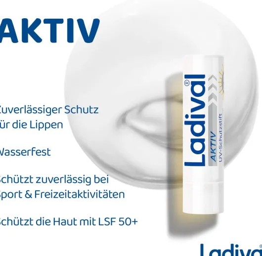 Ladival Aktiv UV-Schutzstift Lippen LSF 50+ 1 Stift