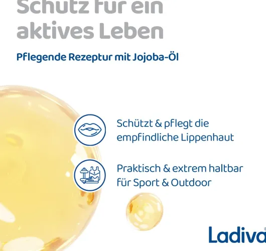Ladival Aktiv UV-Schutzstift Lippen LSF 50+ 1 Stift