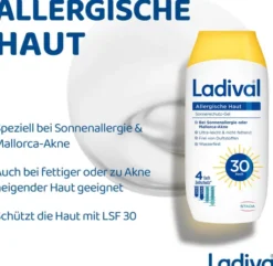 Ladival allergische Haut Sonnenschutz-Gel LSF 30 200 ml