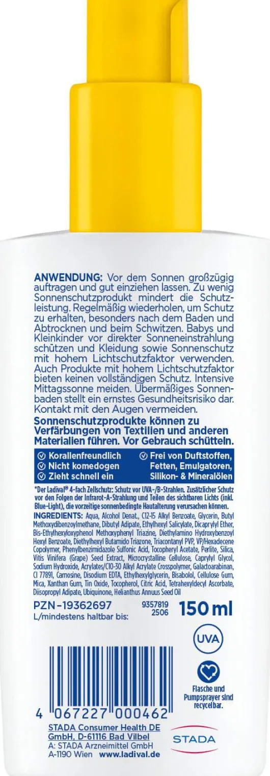 Ladival allergische Haut Sonnenschutz-Spray LSF 30 150 ml