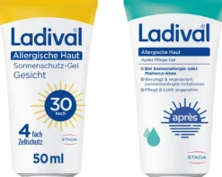 Ladival allergische Haut Sonnenschutz-Gel Gesicht LSF 30 50 ml + gratis allergische Haut Apres Pflege Gel 50 ml