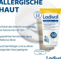 Ladival allergische Haut Sonnenschutz-Gel Gesicht LSF 50+ 50 ml