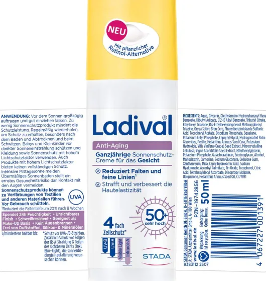 Ladival Anti-Aging Sonnenschutz-Creme LSF 50+