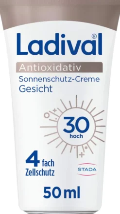 Ladival Antioxidativ Sonnenschutz Creme Gesicht LSF 30 50 ml