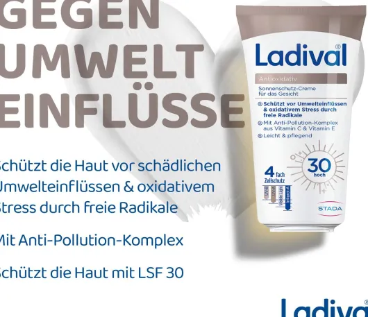 Ladival Antioxidativ Sonnenschutz Creme Gesicht LSF 30 50 ml