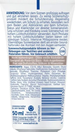 Ladival Antioxidativ Sonnenschutz Creme Gesicht LSF 30 50 ml