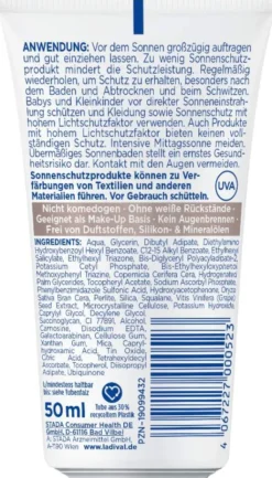 Ladival Antioxidativ Sonnenschutz Creme Gesicht LSF 50 + 50 ml