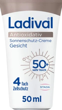 Ladival Antioxidativ Sonnenschutz Creme Gesicht LSF 50 + 50 ml