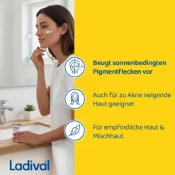Ladival Anti-Pigmentflecken Sonnenschutz-Creme Gesicht LSF 50+ 50 ml