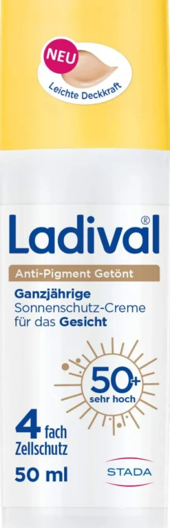Ladival Anti-Pigment Sonnenschutz- Creme getönt LSF 50+ 50 ml