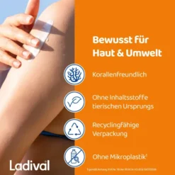 Ladival empfindliche & normale Haut Sonnenschutz-Lotion LSF 50+ 200 ml