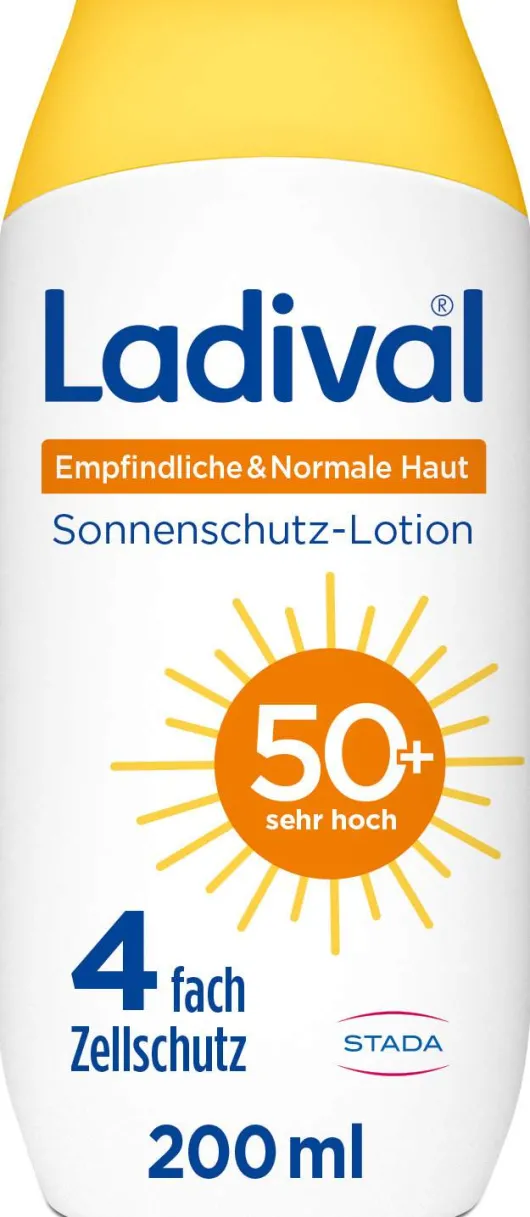Ladival empfindliche & normale Haut Sonnenschutz-Lotion LSF 50+ 200 ml