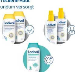 Ladival trockene Haut Sonnenschutz-Lotion LSF 50+ 200 ml