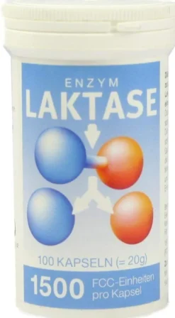 Laktase 1500 Fcc Enzym 100 Kapseln