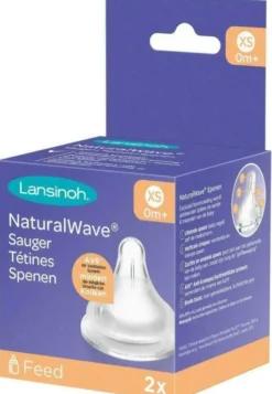 Lansinoh Naturalwave Sauger Xs 2 Stück