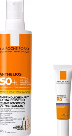 La Roche Posay Anthelios Invisible Spray LSF 50+ ohne Parfum 200 ml + gratis La Roche Posay Anti-Pigment Fluid 15 ml