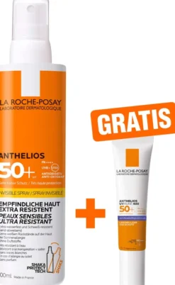 La Roche Posay Anthelios Invisible Spray LSF 50+ ohne Parfum 200 ml + gratis La Roche Posay Anti-Pigment Fluid 15 ml