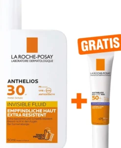 La Roche Posay Anthelios Invisible Fluid LSF 30 50 ml + gratis La Roche Posay Anthelios Anti-Pigment Fluid 15 ml