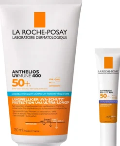 La Roche Posay Anthelios Körper + Gesicht LSF 50 150 ml + gratis La Roche Posay Anthelios Anti-Pigment Fluid 15 ml