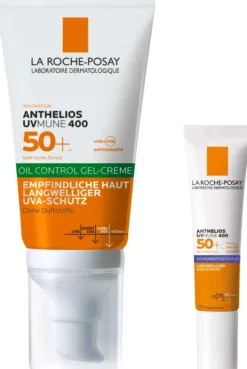 La Roche Posay Anthelios Oil Control Gel-Creme UV Mune 400 LSF 50+ 50 ml + gratis Anthelios Anti-Pigment Fluid 15 ml